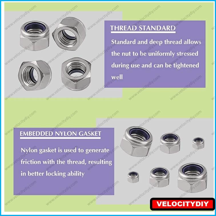 （螺帽）Stainless Steel Lock Nut With Nylon Insert