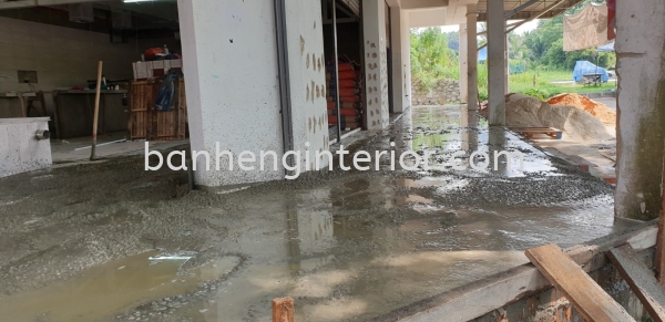 Concrete work   Shop Lot Work In Progress  Johor Bahru (JB), Johor, Skudai Service, Renovation, Construction | Ban Heng Interior Design Sdn Bhd