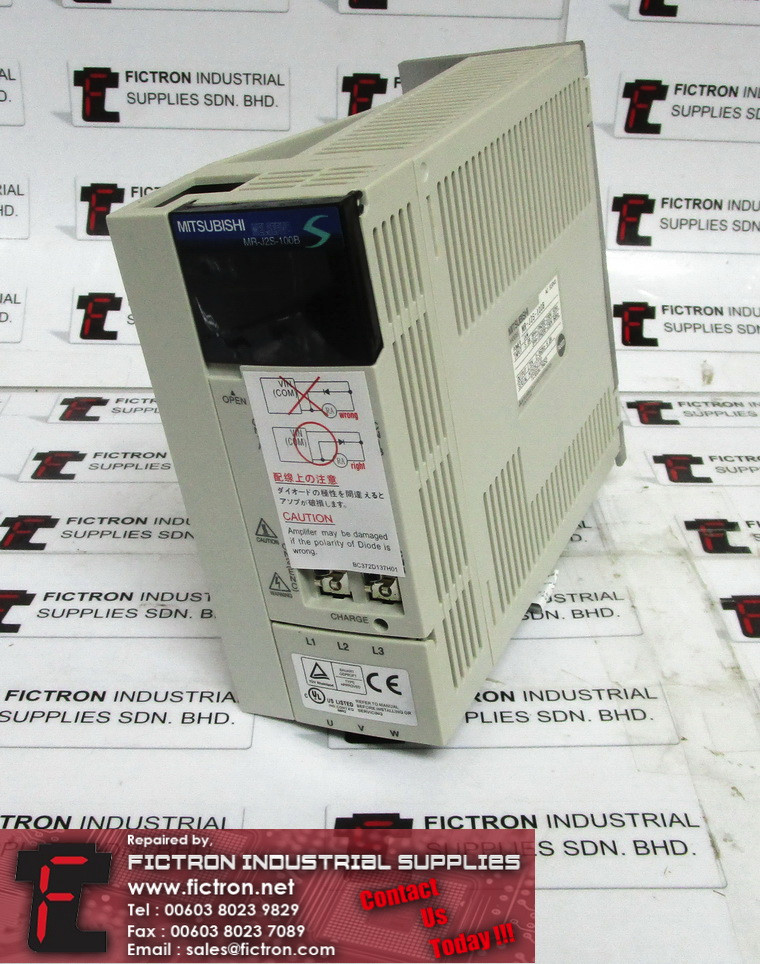 MR-J2S-100B MRJ2S100B MITSUBISHI AC Servo Amplifier Supply Repair Malaysia Singapore Indonesia USA Thailand