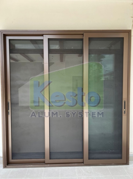  Performance Sliding Door With S/S Wiremesh Johor Bahru (JB), Tebrau Contractor, Supplier, Supply | Kesto Aluminium System (JB) Sdn Bhd