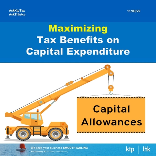 Maximizing Tax Benefits on Capital Expenditure