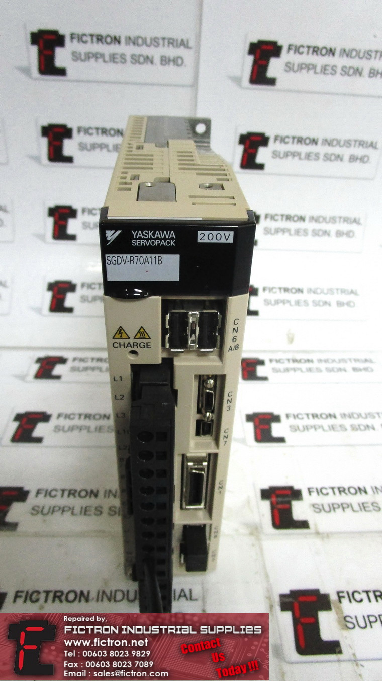 SGDV-R70A11B SGDVR70A11B YASKAWA Servopack Supply Repair Malaysia Singapore Indonesia USA Thailand
