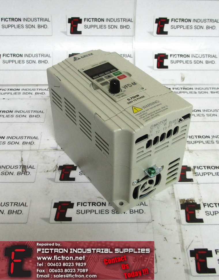 VFD007M21A DELTA AC Drive Supply Repair Malaysia Singapore Indonesia USA Thailand