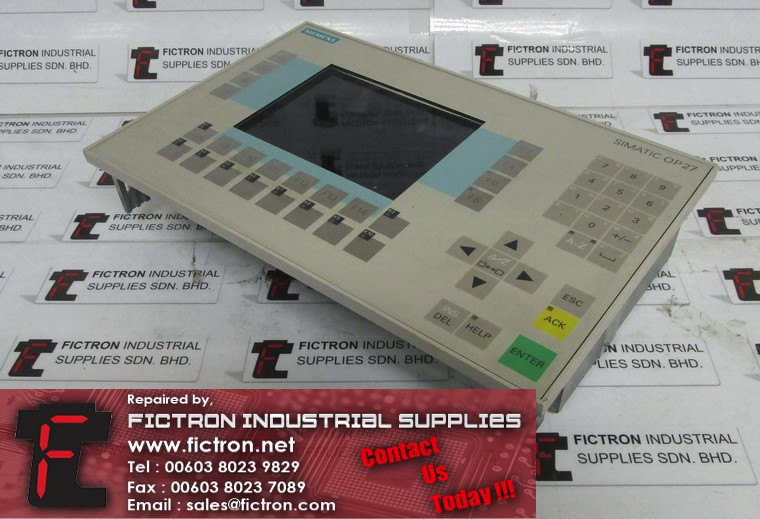6AV3627-1JK00-0AX0 6AV36271JK000AX0 SIEMENS HMI Operator Panel Supply Repair Malaysia Singapore Indonesia USA Thailand