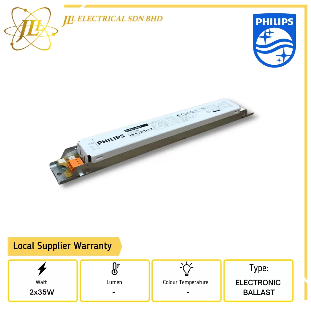 PHILIPS HF-S 235 TL5 II 220-240V 50/60HZ ELECTRONIC BALLAST 91371033366