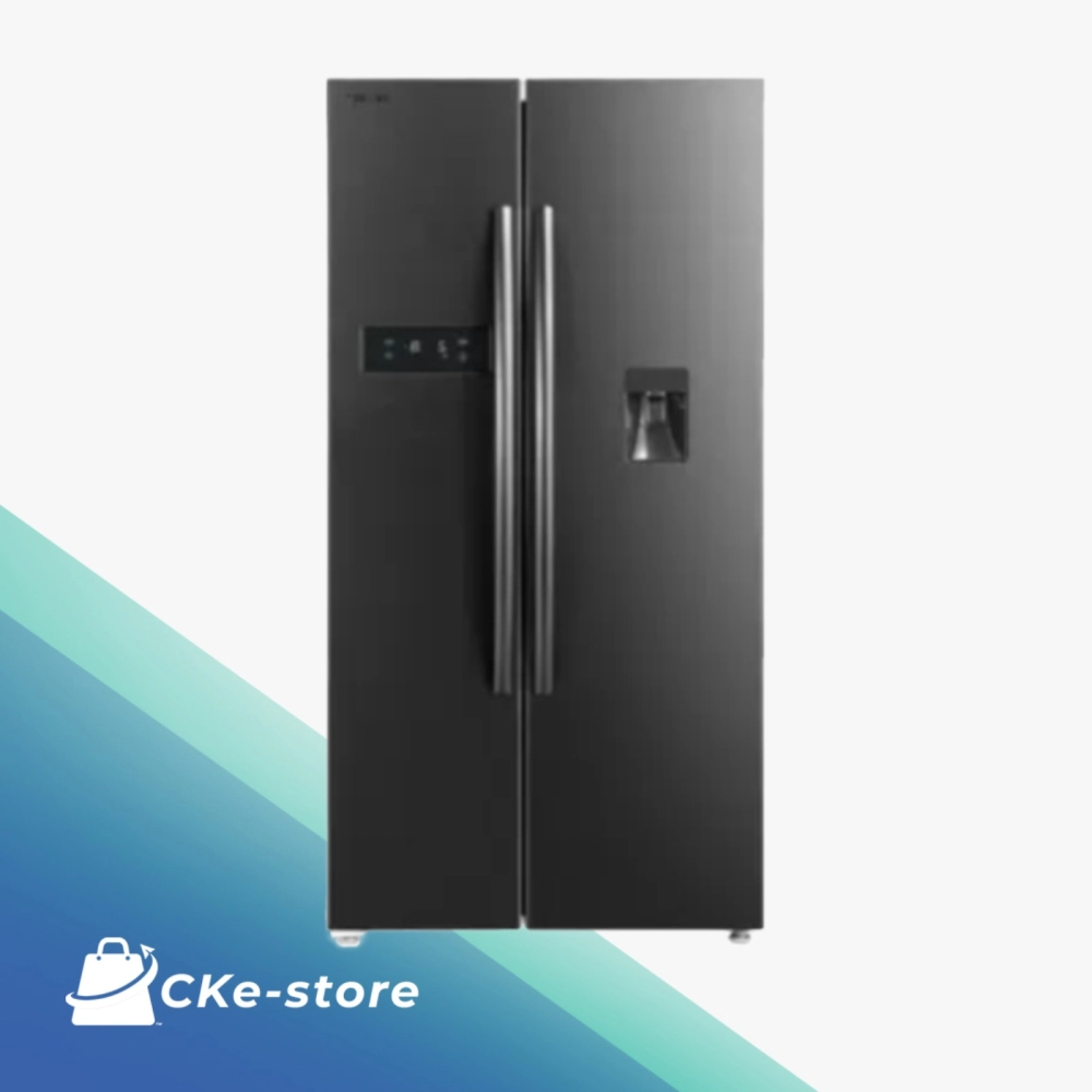 Toshiba 591L Side-By-Side Inverter Refrigerator SBS Fridge With Water Dispenser - GR-RS682WE-PMY