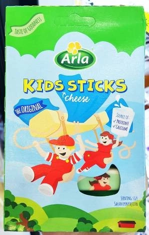 ARLA KIDS ORIGINAL CHEESE STICKS 6'S