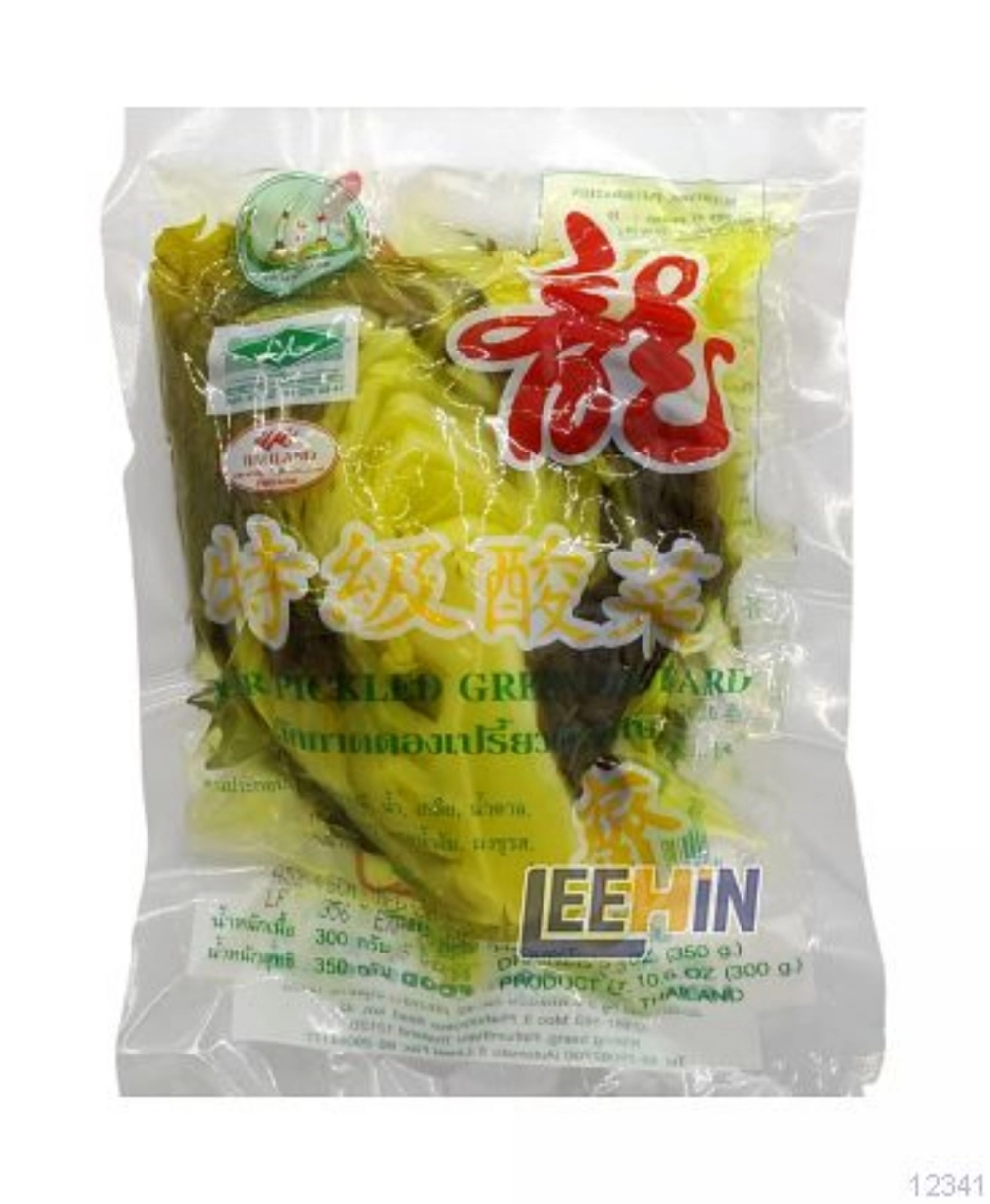 Sayur Sawi Masin Ada Daun (Sour Pickled Green Mustard) 酸菜 350gm   Sour Pickle Green Mustard [12340 12341]