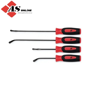 SNAP-ON 4 pc Instinct Soft Grip Seal Removal Tool Set (Red) / Model: SGSR104AR