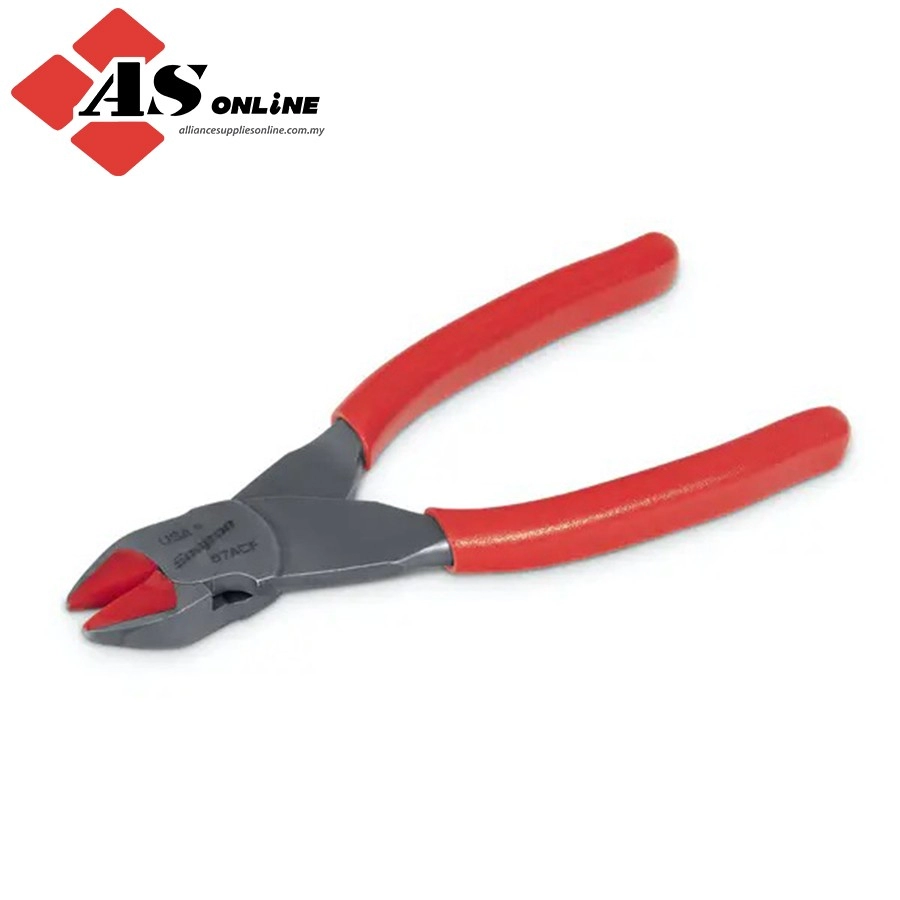 SNAP-ON 7" VectorEdge Diagonal Cutter (Red) / Model: 87ACFCT