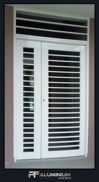 Aluminium Grille Door  Grille Door Aluminium Grille Window & Door Seremban, Malaysia, Negeri Sembilan Supplier, Suppliers, Supply, Supplies | PF ALUMINIUM SDN BHD