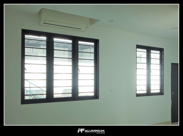 Aluminium Grille Window Grille Window Aluminium Grille Window & Door Seremban, Malaysia, Negeri Sembilan Supplier, Suppliers, Supply, Supplies | PF ALUMINIUM SDN BHD