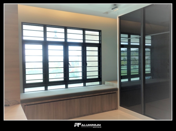 Aluminium Grille Window Grille Window Aluminium Grille Window & Door Seremban, Malaysia, Negeri Sembilan Supplier, Suppliers, Supply, Supplies | PF ALUMINIUM SDN BHD