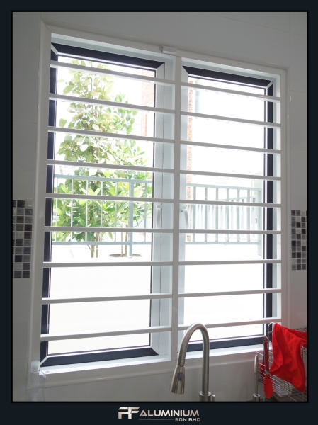 Aluminium Grille Window Grille Window Aluminium Grille Window & Door Seremban, Malaysia, Negeri Sembilan Supplier, Suppliers, Supply, Supplies | PF ALUMINIUM SDN BHD