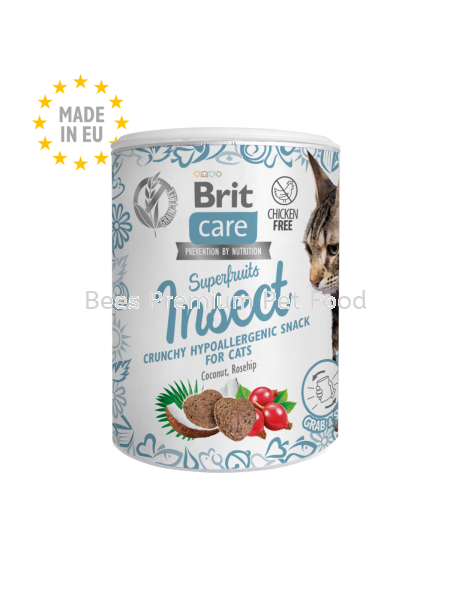 Brit Care Superfruits Insect 100g Cat Treats & Snacks Selangor, Malaysia, Kuala Lumpur (KL), Petaling Jaya (PJ) Supplier, Suppliers, Supply, Supplies | Bees Premium Pet Food Enterprise