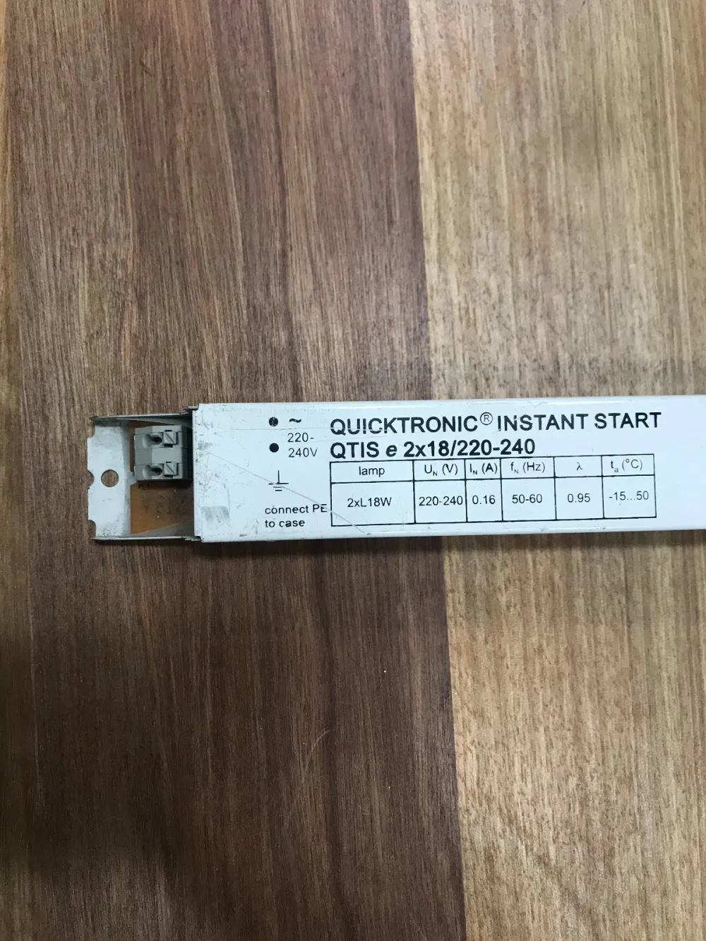 OSRAM QTIS E 2x18W 220-240V T8 ELECTRONIC BALLAST