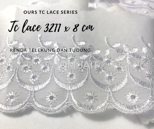 Lace Tc 3211 x 8cm tc lace  Laces Malaysia, Kedah, Alor Setar Supplier, Wholesaler, Supply, Supplies | Syarikat Sin Joo Hin