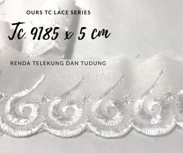 Lace Tc 9185 x 5cm tc lace  Laces Malaysia, Kedah, Alor Setar Supplier, Wholesaler, Supply, Supplies | Syarikat Sin Joo Hin
