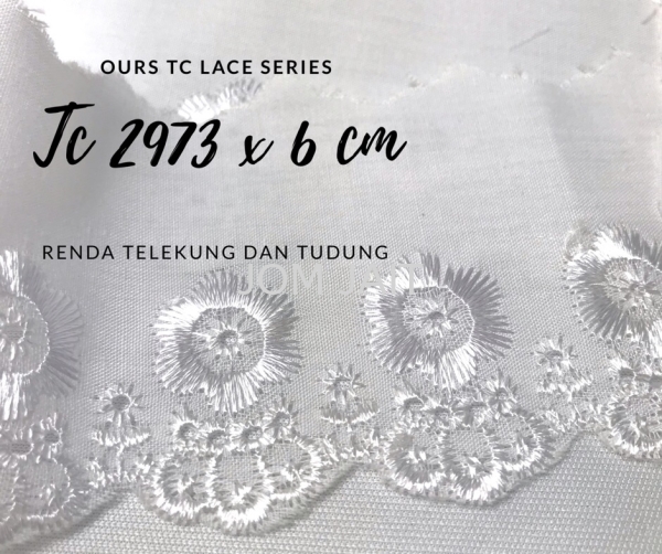 Lace Tc 2973 x 6cm tc lace  Laces Malaysia, Kedah, Alor Setar Supplier, Wholesaler, Supply, Supplies | Syarikat Sin Joo Hin