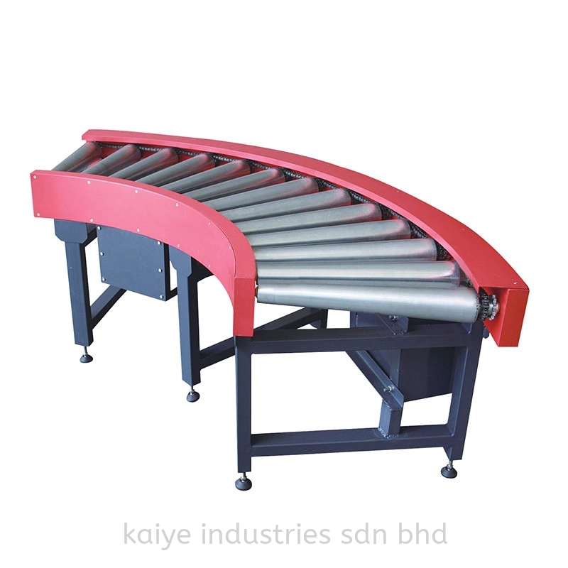 90deg Motorised Curve Conveyor