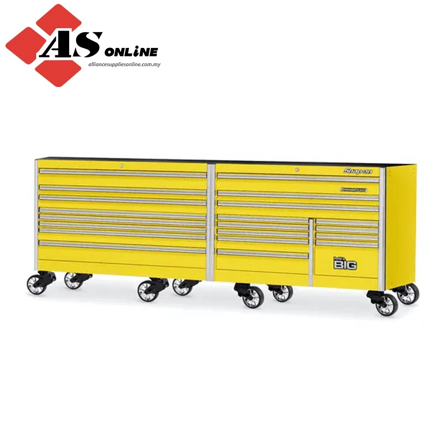 SNAP-ON 120" 20-Drawer Triple-Bank EPIQ Series Roll Cab (Ultra Yellow) / Model: KEXN603C0PES