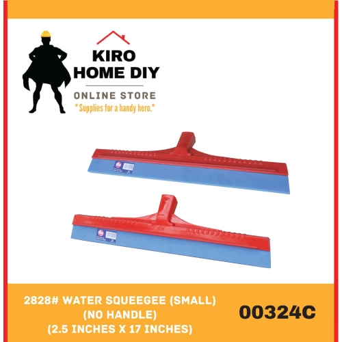 2828# Water Squeegee (Small)(No Handle)(2.5 Inches x 17 Inches) - 00324C