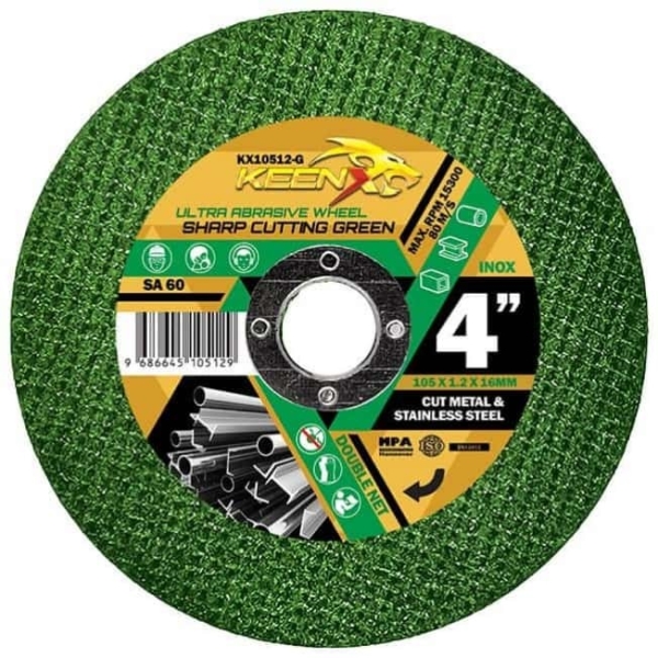 KeenX 4" x 1.2mm INOX SS Green Cutting Disc Abrasive Johor Bahru (JB), Malaysia, Desa Jaya Supplier, Suppliers, Supply, Supplies | Deltech Engineering Sdn Bhd