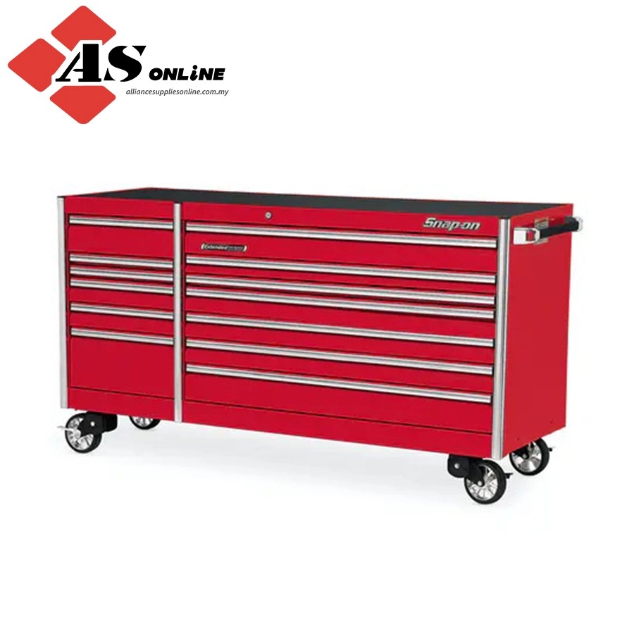 SNAP-ON 84" 13-Drawer Double-Bank EPIQ Series Roll Cab (Red) / Model: KERN842C0PBO