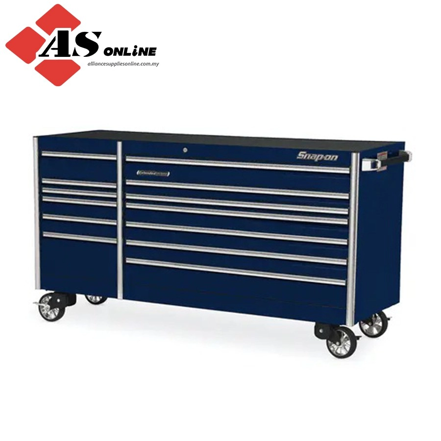 SNAP-ON 84" 13-Drawer Double-Bank EPIQ Series Roll Cab (Midnight Blue) / Model: KERN842C0PDG