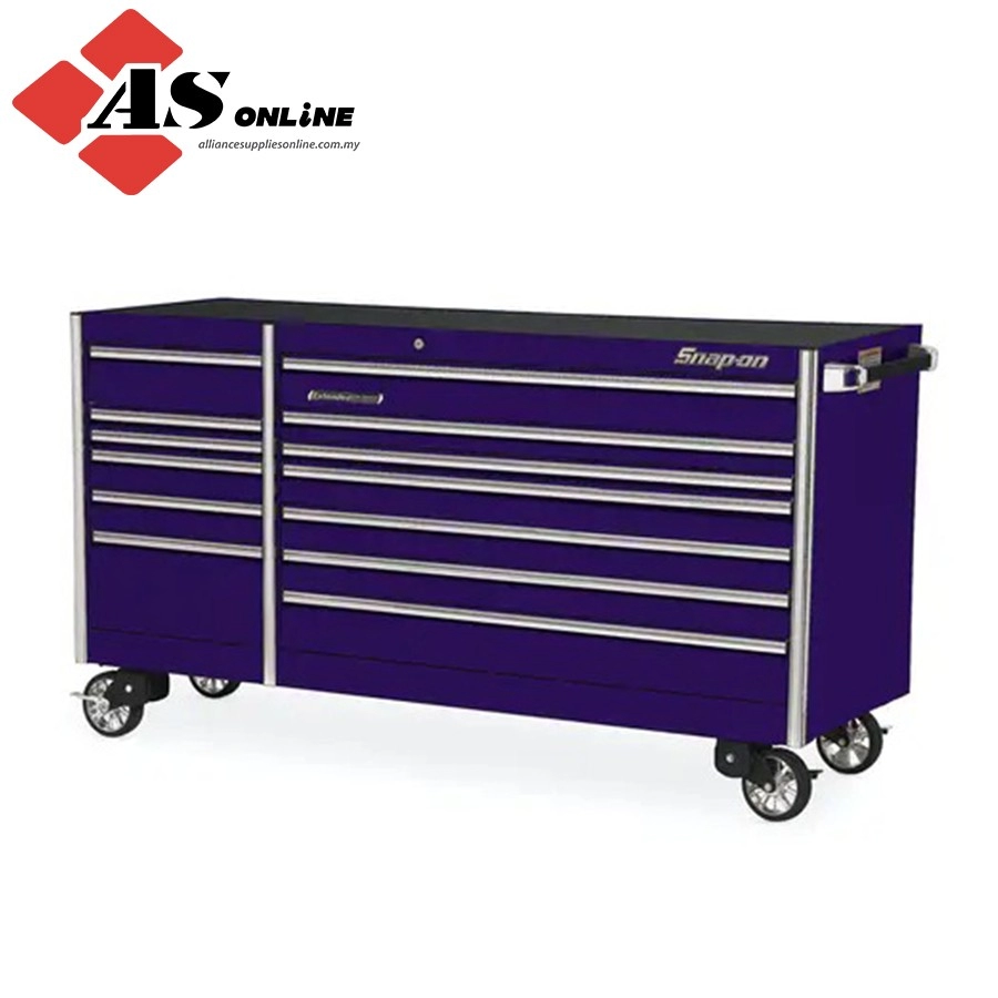 SNAP-ON 84" 13-Drawer Double-Bank EPIQ Series Roll Cab (Plum Radical Purple) / Model: KERN842C0PEV