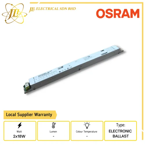 OSRAM HF 2x18W T8 1-10V DIMMABLE ELECTRONIC BALLAST