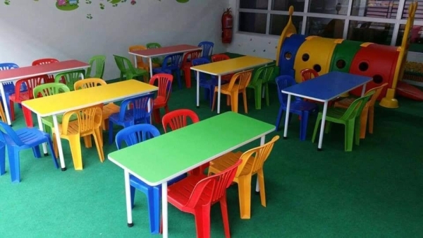 KST002-S  Wooden Study Table  Kindergarten Table  Table Series School Furniture Johor Bahru JB Malaysia Supplier & Supply | I Education Solution