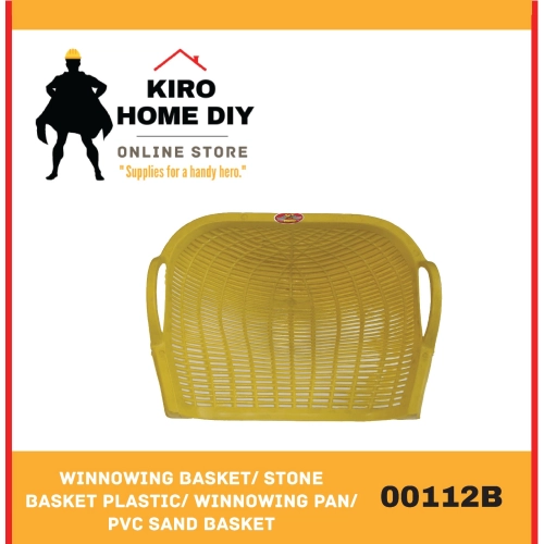 Winnowing Basket/ Stone Basket Plastic/ Winnowing Pan/ PVC Sand Basket - 00112B