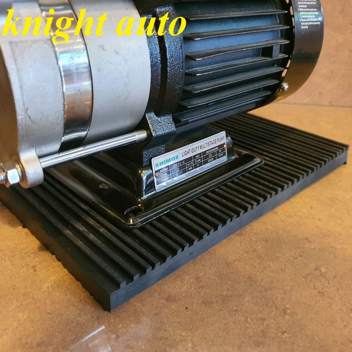 Anti Vibration Rubber Pad 20thk x 300w x 200L mm for water pump ID33307  Accessories Water