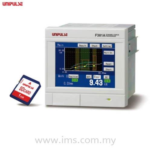 F381A SD card available graphic display / touch panel type digital indicator