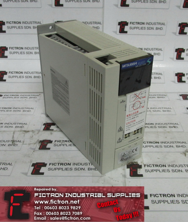 MR-J2S-100B MRJ2S100B MITSUBISHI AC Servo Amplifier Supply Repair Malaysia Singapore Indonesia USA Thailand