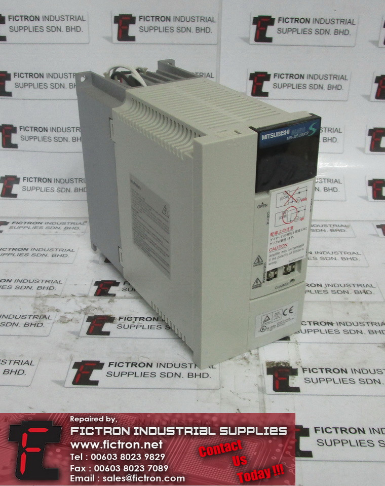 MR-J2S-200CP MRJ2S200CP MITSUBISHI AC Servo Amplifier Supply Repair Malaysia Singapore Indonesia USA Thailand