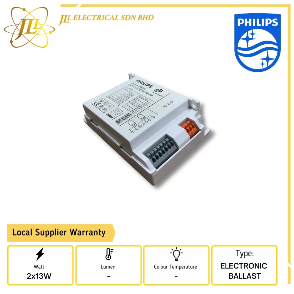 PHILIPS EB-P 213 PLT/C ICC 220-240V ELECTRONIC BALLAST 9137100651