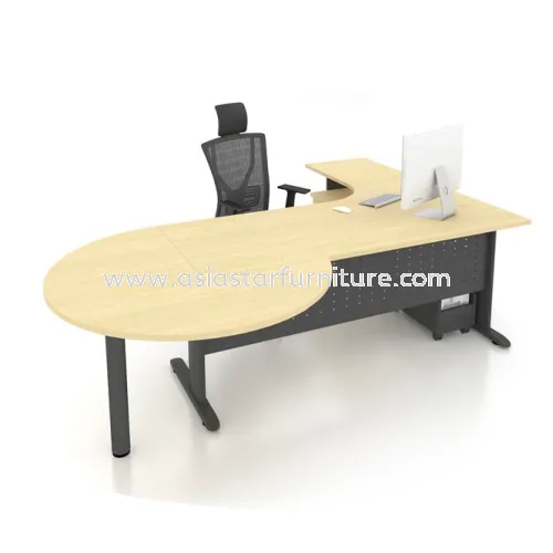 JOY EXECUTIVE L-SHAPE TABLE WITH SIDE CONNECTION