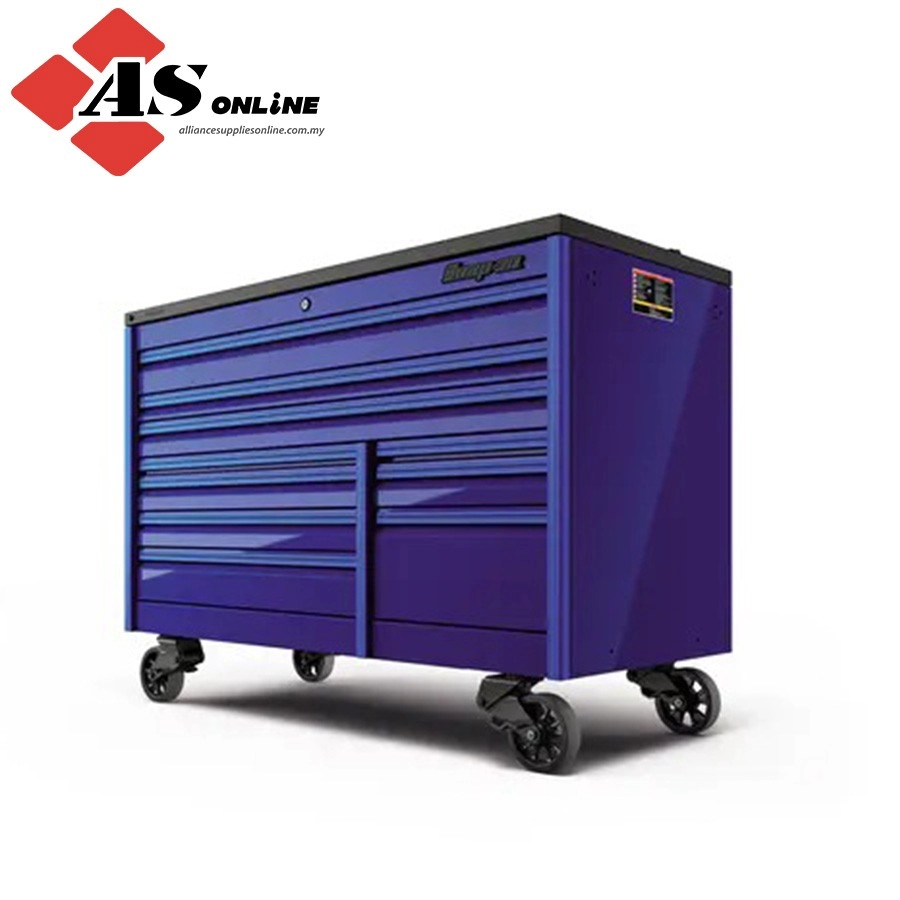SNAP-ON 68" 10-Drawer Double-Bank EPIQ Series Bed LIner PowerTop with LED Light Roll Cab / Model: KETN682C3BQE