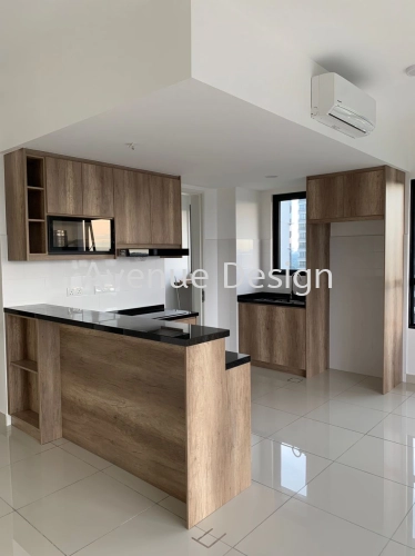 Kitchen Cabinet Works at Concerto North Kiara