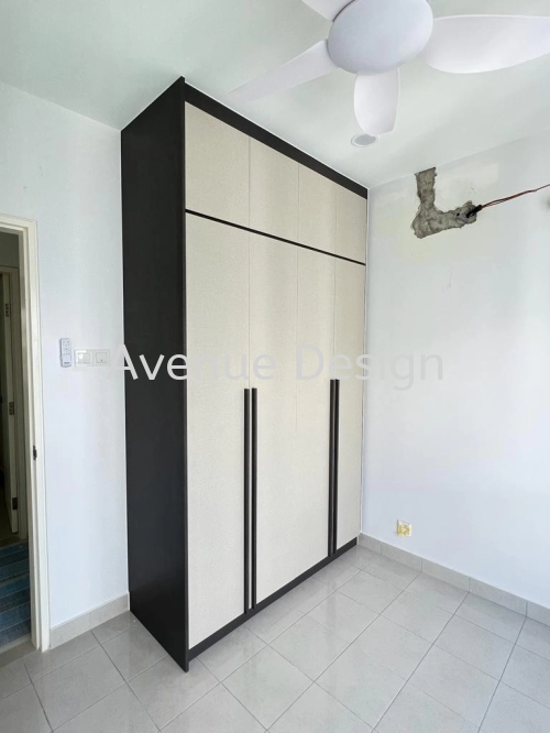 Wall Partition with TV Cabinet at Sofiya Residence