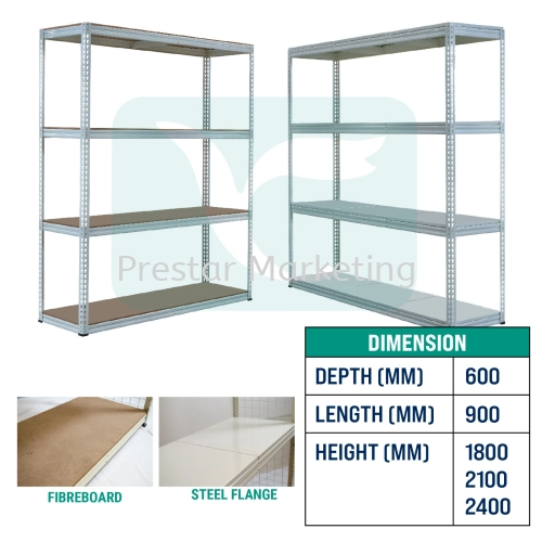 Boltless Racking BS5000 - D x L x H (600 x 900 x 1800 ~ 2400) MM