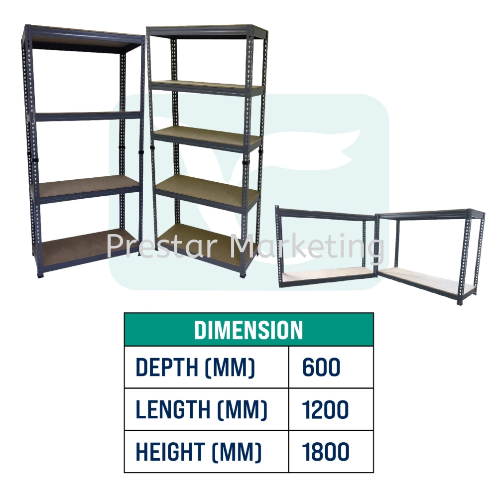 BS5000E 2 IN 1 BOLTLESS RACKING (600 x 1200 x 1800) MM