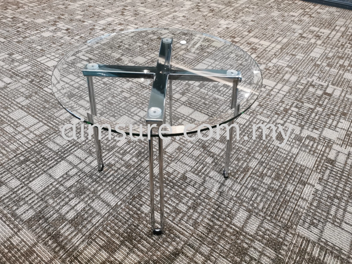 Tempered glass coffee table