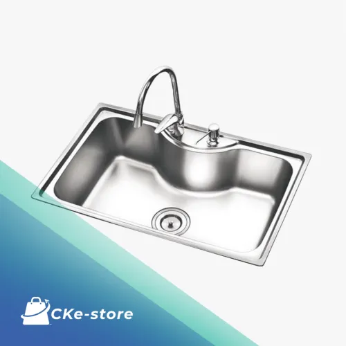 Smith Stainles Steel Single Bowl Top Mount Kitchen Sink -  KSB-805021-SB