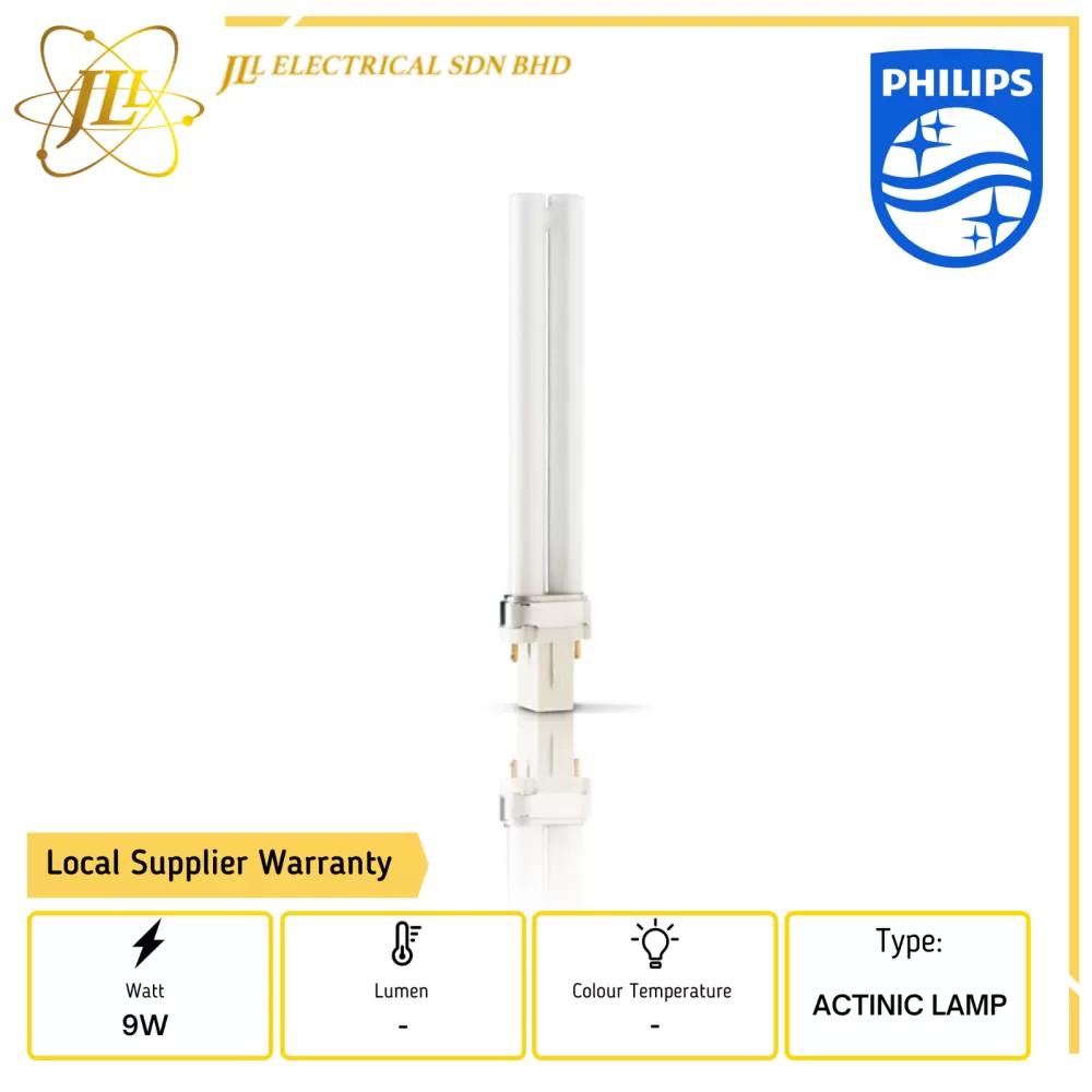 PHILIPS ACTINIC PLS 9W/10/2P UVA INSECT TRAP 927901721008 PHILIPS LIGHTING  PHILIPS LUMINAIRES Kuala Lumpur (KL), Selangor, Malaysia Supplier, Supply,  Supplies, Distributor | JLL Electrical Sdn Bhd