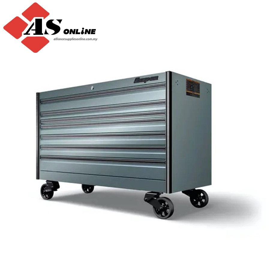 SNAP-ON 68" Seven-Drawer Single Bank EPIQ Series Roll Cab (Storm Gray with Black Trim and Blackout Details) / Model: KERN681A0PWZ