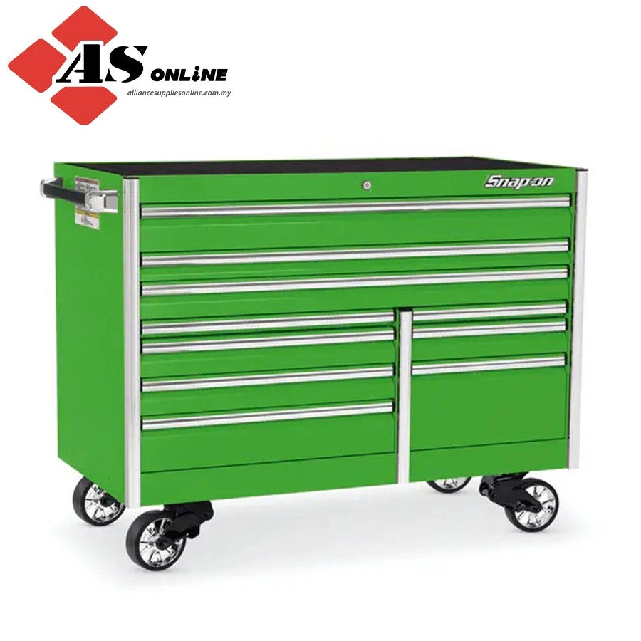 SNAP-ON 60" 10-Drawer Double-Bank EPIQ Series Roll Cab (Extreme Green) / Model: KETN602C0PJJ