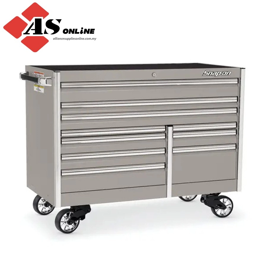 SNAP-ON 60" 10-Drawer Double-Bank EPIQ Series Roll Cab (Arctic Silver) / Model: KETN602C0PKS